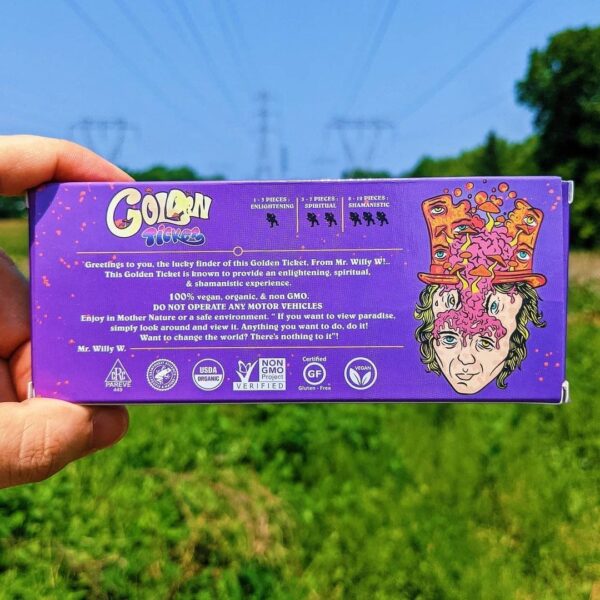Golden ticket mushroom bar